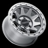 Method MR317 17x8.5 0mm Offset 5x5 71.5mm CB Matte Titanium Wheel