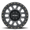Method MR309 Grid 18x9 +18mm Offset 8x6.5 130.81mm CB Titanium/Black Street Loc Wheel