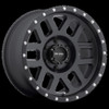 Method MR306 Mesh 17x8.5 0mm Offset 6x135 94mm CB Matte Black Wheel