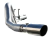 aFe MACHForce XP Exhaust 5in DPF-Back Stainless Steel Exhaust 2015 Ford Turbo Diesel V8 6.7L No Tip