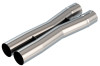 Borla 2.5in Universal X-Pipe 3.21in Inlet Centerline 3.45in Outlet Centerline 27.63in OAL