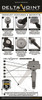 ICON Non-ICON Upper Control Arm 1" Retrofit Delta Joint Kit for 03+ 4Runner / FJ