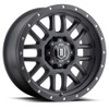 ICON Alpha 17x8.5 6x5.5 0mm Offset 4.75in BS 106.1mm Bore Satin Black Wheel