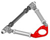 SPC Metric Driver Side Control Arm Ball Joint Plate (20deg.) for GM Mid Size