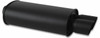 Vibrant STREETPOWER FLAT BLACK Oval Muffler with Dual Tips