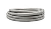 Vibrant 5ft Roll of Stainless Steel Braided Flex Hose with PTFE Liner; AN Size: -12