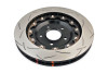 DBA 5000 Slotted Front Rotors w/ Black Hat for 06-12 Corvette Z06 - 52992BLKS