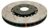 DBA 5000 Series Slotted Front Rotors w/ Black Hats for 370z / G37 Sport
