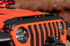AVS Aeroskin Low Profile Hood Shield w/ Lights - Black for 19+ Wrangler (JL)