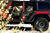 Body Armor 4x4 Tube Doors Rear Pair for 07-18 Jeep Wrangler JK