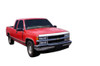 AVS Aeroskin Low Profile Hood Shield - Chrome for 88-99 Chevy CK