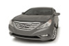AVS Aeroskin Low Profile Acrylic Hood Shield - Smoke for 11-14 Hyundai Sonata