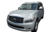 AVS Aeroskin Low Profile Hood Shield - Chrome for 11-13 Infiniti QX56