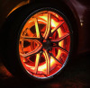 Oracle LED Illuminated Wheel Rings - Single Row ColorSHIFT No Remote