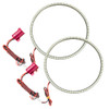 Oracle LED Surface Mount Headlight Halo Kit - White for Wrangler JL/JT