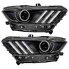 Oracle Dynamic RGB+A Headlights Black Edition ColorSHIFT for 15-17 Mustang
