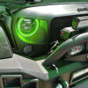 Oracle 7" High Powered LED Headlights Black Bezel ColorSHIFT No Controller