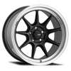 Konig Countergram 17x9 5x114.3 ET43 Matte Black / Matte Machined Lip Wheel