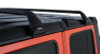 Rhino-Rack Vortex SG 2 Bar Roof Rack - Black for Wrangler JK/JL 4dr Hard Top