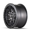 Dirty Life 9303 DT-1 17x9 5x127 -12mm Satin Graphite Wheel - Rash Ring