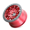 Dirty Life 9303 DT-1 17x9 5x127 -12mm Crimson Candy Red Wheel