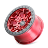 Dirty Life 9303 DT-1 17x9 5x127 -12mm Crimson Candy Red Wheel