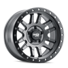 Dirty Life 9309 Canyon Pro 17x9 5x127 -38mm Satin Graphite w/ Black Lip Wheel