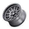 Dirty Life 9309 Canyon Pro 17x9 5x127 -38mm Satin Graphite w/ Black Lip Wheel