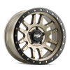 Dirty Life 9309 Canyon Pro 17x9 5x127 -12mm Satin Gold w/ Black Lip Wheel