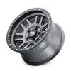 Dirty Life 9309 Canyon Pro 17x9 5x127 -12mm Satin Graphite w/ Black Lip Wheel