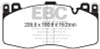 EBC Yellowstuff Front Brake Pads for 2015+ BMW X5M 4.4TT (F85)