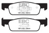EBC Yellowstuff Front Brake Pads for 2016-2017 Smart Fortwo 0.9L Turbo