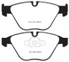 EBC 13+ BMW X1 2.0 Turbo (28i) Greenstuff Front Brake Pads