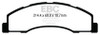 EBC 08+ Ford Econoline E150 4.6 Greenstuff Front Brake Pads