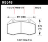 Hawk HPS 5.0 Front Brake Pads for 08-10 Chevrolet Cobalt / HHR
