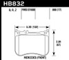 Hawk HPS 5.0 Front Brake Pads for 14-17 Mercedes S550 / 13-15 SL550 Sport