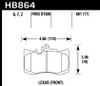 Hawk HPS 5.0 Front Brake Pads for 13-17 GS350/GS350 F Sport / 12-17 IS350