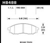 Hawk LTS Street Front Brake Pads for 00-04 Xtrerra / 03-04 Frontier