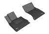 3D MAXpider Kagu Front Floormats - Black for 15-16 Genesis Sedan AWD / G80 AWD