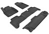 3D MAXpider Kagu Complete Floormats - Black for 2011-2020 Infiniti QX80/QX56