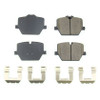 Power Stop Rear Z17 Evolution Ceramic Brake Pads for 2019 BMW 330i