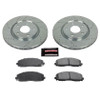 Power Stop Front & Rear Z23 Evolution Sport Brake Kit for 17-19 Chrysler Pacifica