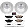 Power Stop Rear Z23 Evolution Sport Coated Brake Kit for 11-13 BMW 328i