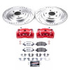 Power Stop Z26 Street Kit w/ Calipers - Rear for 05-09 Subaru Legacy