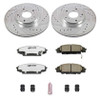 Power Stop Front & Rear Z26 Street Warrior Brake Kit for 02-06 Acura RSX
