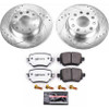 Power Stop Rear Z26 Street Warrior Brake Kit for 15-18 Volkswagen Golf