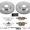 Power Stop Front Z26 Street Warrior Brake Kit for 01-06 BMW M3