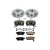 Power Stop Autospecialty Brake Kit w/ Calipers - Rear for 90-01 Acura Integra