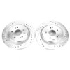 Power Stop Rear Evolution Drilled & Slotted Brake Rotors for 15-19 Acura TLX