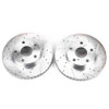 Power Stop Front Evolution Drilled & Slotted Brake Rotors for 05-15 Tacoma
